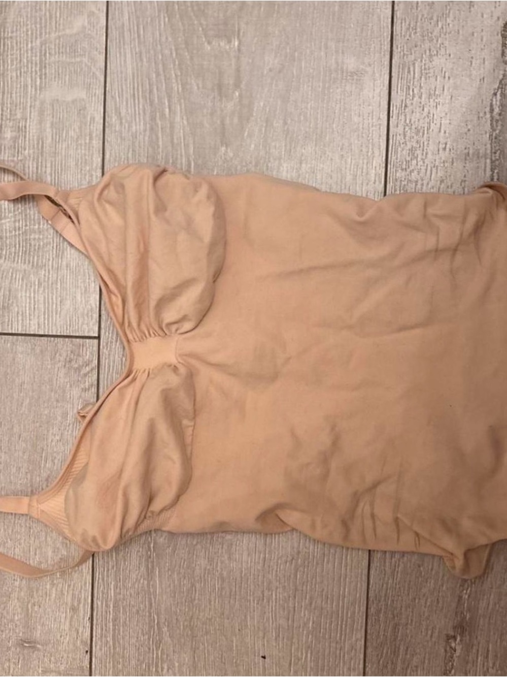 Skims XL beige Bodysuit thong